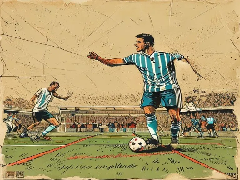 Croquis pericial del caso: El offside de Tevez
