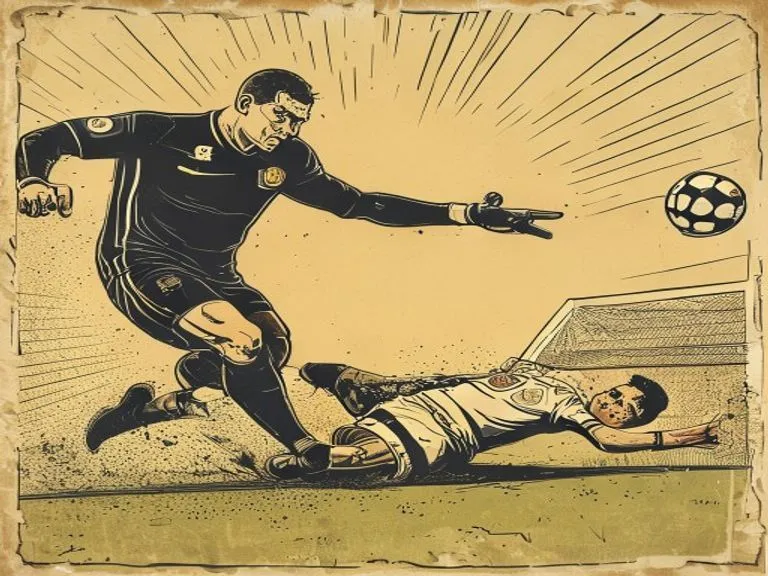 Croquis pericial del caso: La rodilla de Neuer